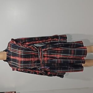 J. CREW Plaid Dress size Large